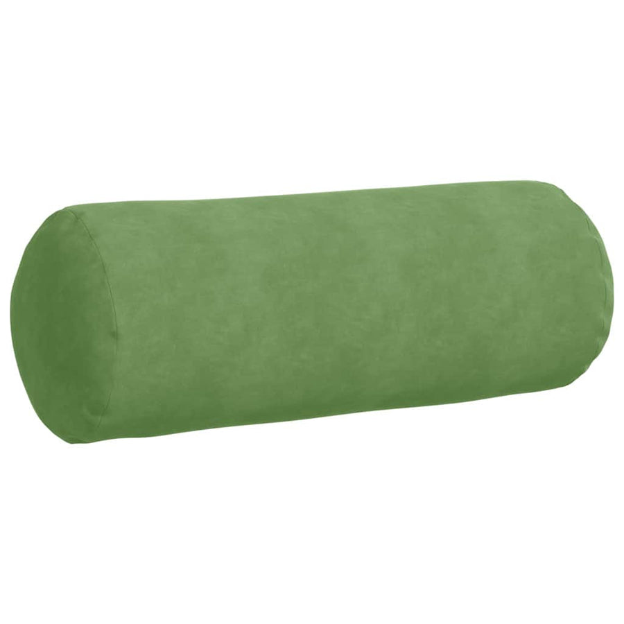Bolster Kussens 2 pcs Lichtgroen Ø 25 x 70 cm Katoen Stof
