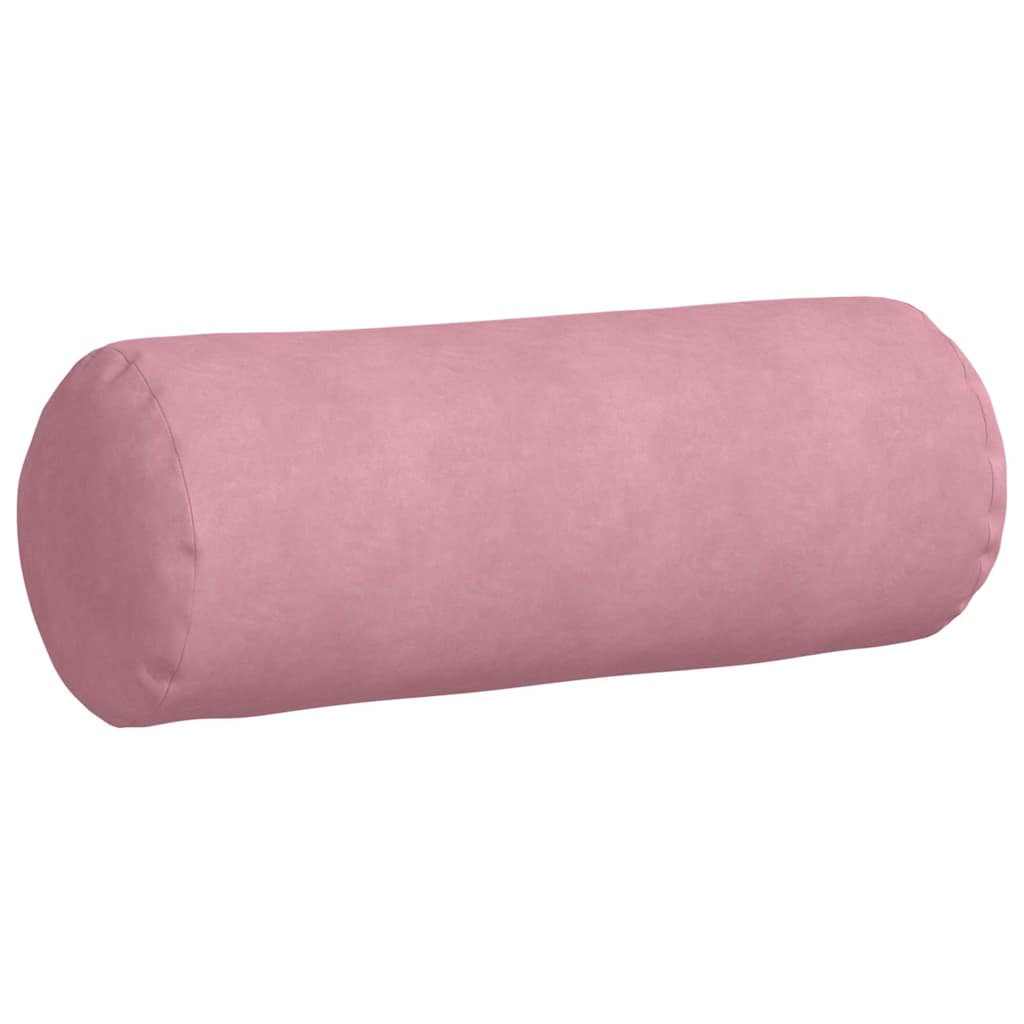 Bolster Kussens 2 pcs Roze Ø 25 x 70 cm Katoen Stof