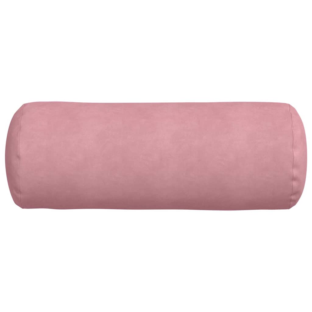 Bolster Kussens 2 pcs Roze Ø 25 x 70 cm Katoen Stof