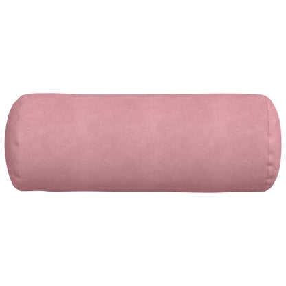 Bolster Kussens 2 pcs Roze Ø 25 x 70 cm Katoen Stof