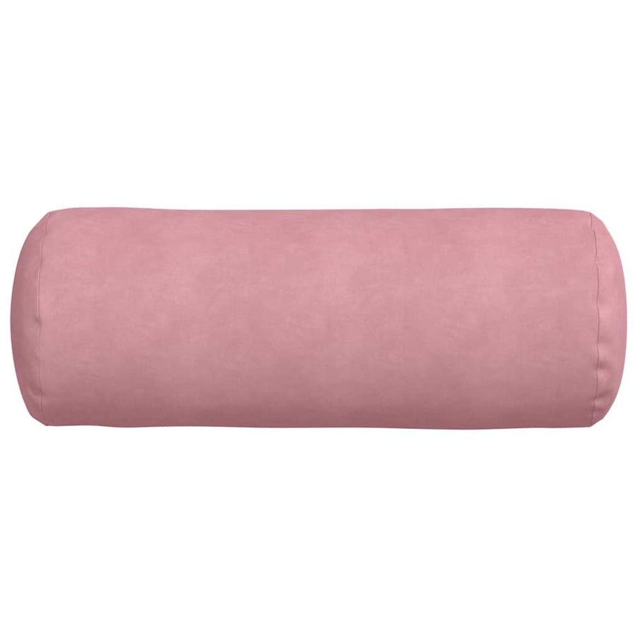 Bolster Kussens 2 pcs Roze Ø 25 x 70 cm Katoen Stof