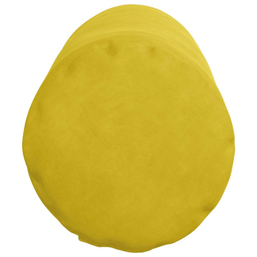 Bolster Kussens 2 pcs Geel Ø 25 x 70 cm Katoen Stof
