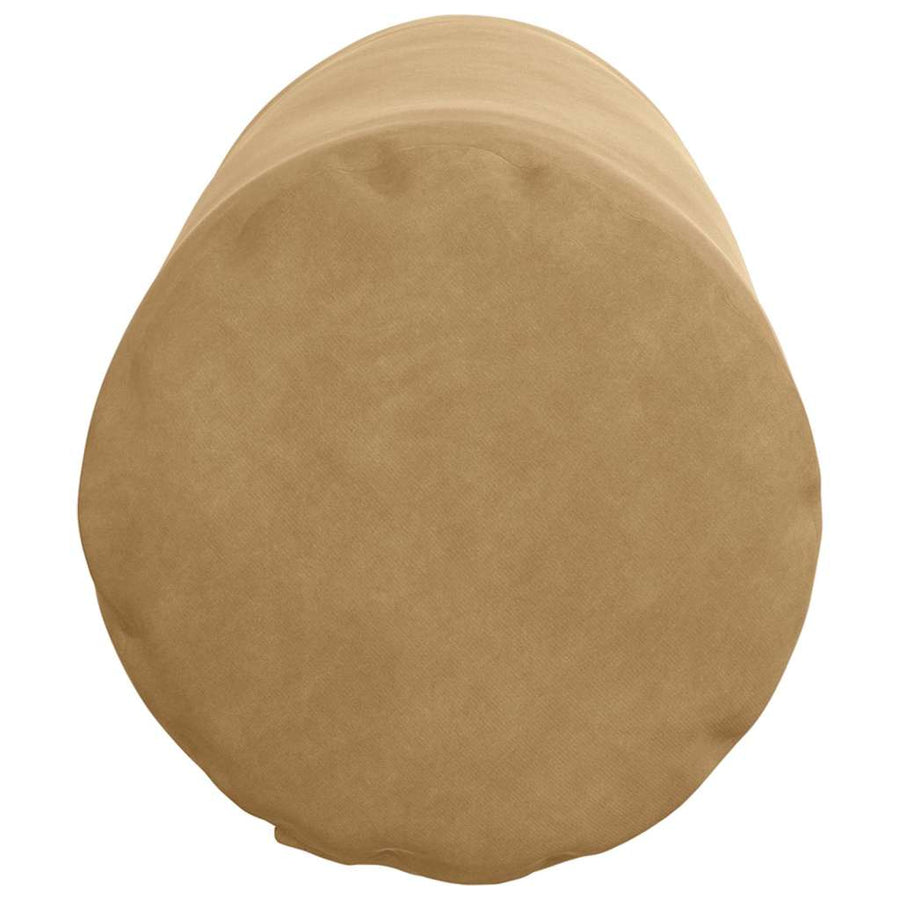 Bolster Kussens 2 pcs Bruin Ø 25 x 70 cm Katoen Stof