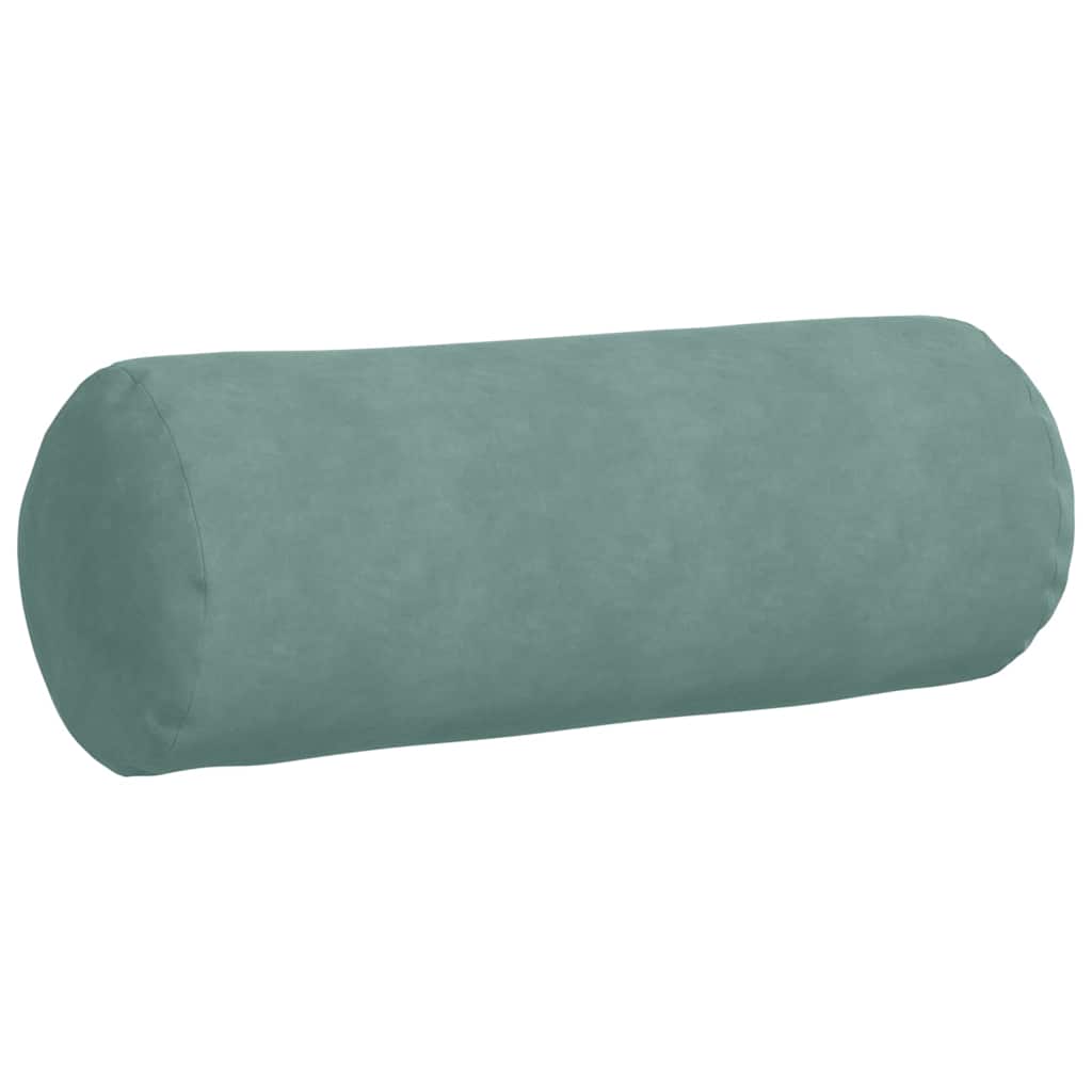 Bolster Kussens 2 pcs Zeegroen Ø 25 x 70 cm Katoen Stof