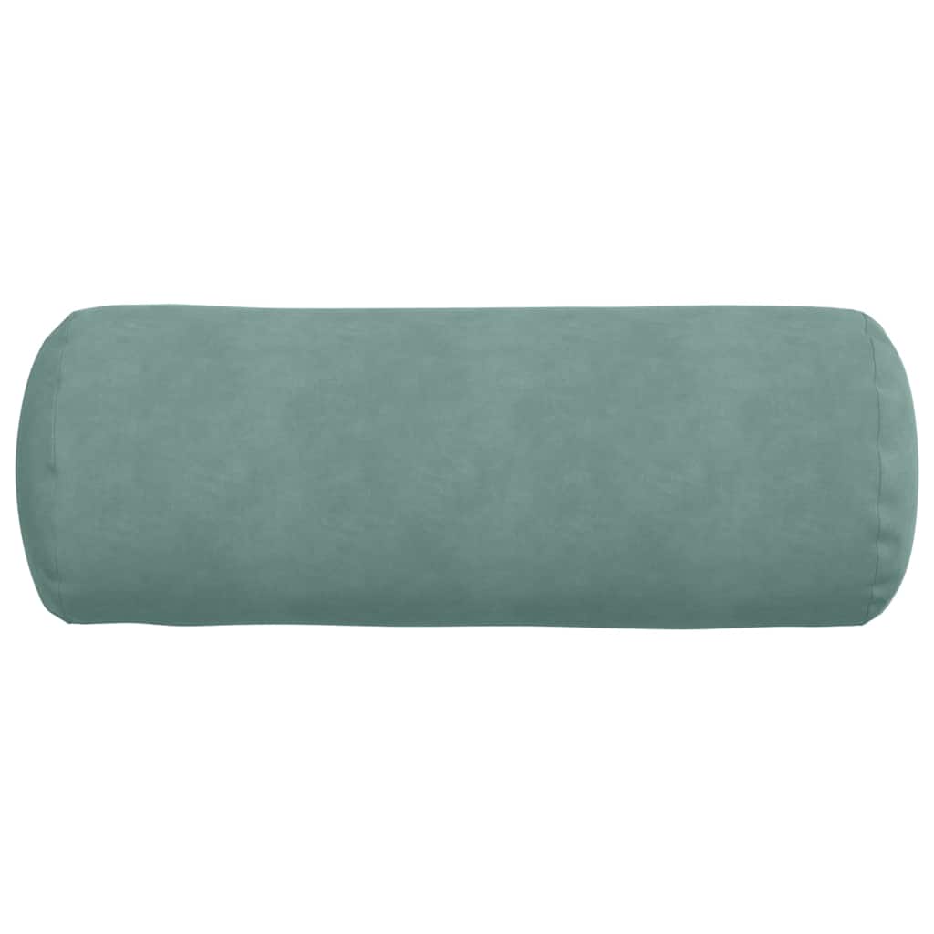 Bolster Kussens 2 pcs Zeegroen Ø 25 x 70 cm Katoen Stof