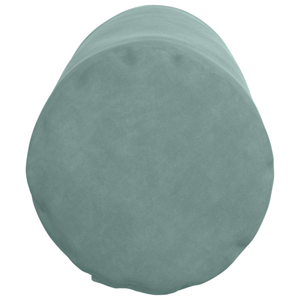 Bolster Kussens 2 pcs Zeegroen Ø 25 x 70 cm Katoen Stof