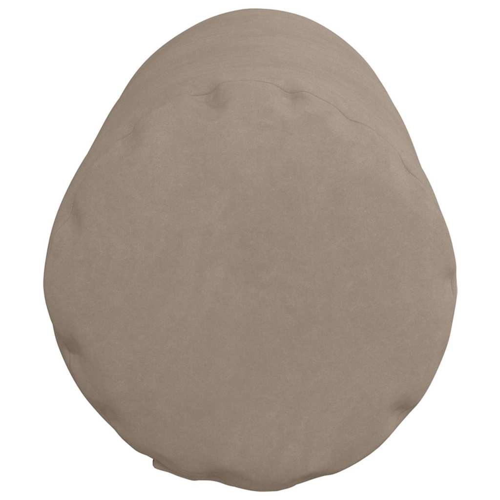 Bolster Kussens 2 pcs Taupe Ø 25 x 70 cm Microvezel Stof
