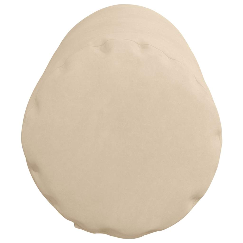Bolster Kussens 2 pcs Crème Ø 25 x 70 cm Microvezel Stof