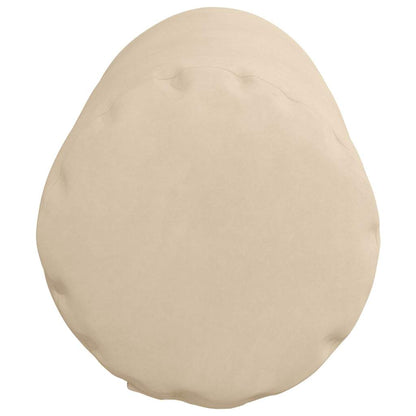 Bolster Kussens 2 pcs Crème Ø 25 x 70 cm Microvezel Stof
