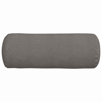 Bolster Kussens 2 pcs Lichtgrijs Ø 25 x 70 cm Katoen Stof
