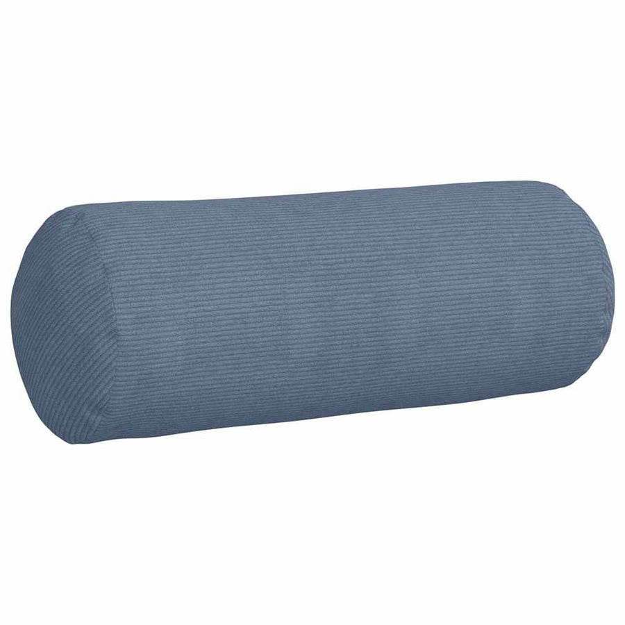 Bolster Kussens 2 pcs Blauw Ø 25 x 70 cm Katoen Stof