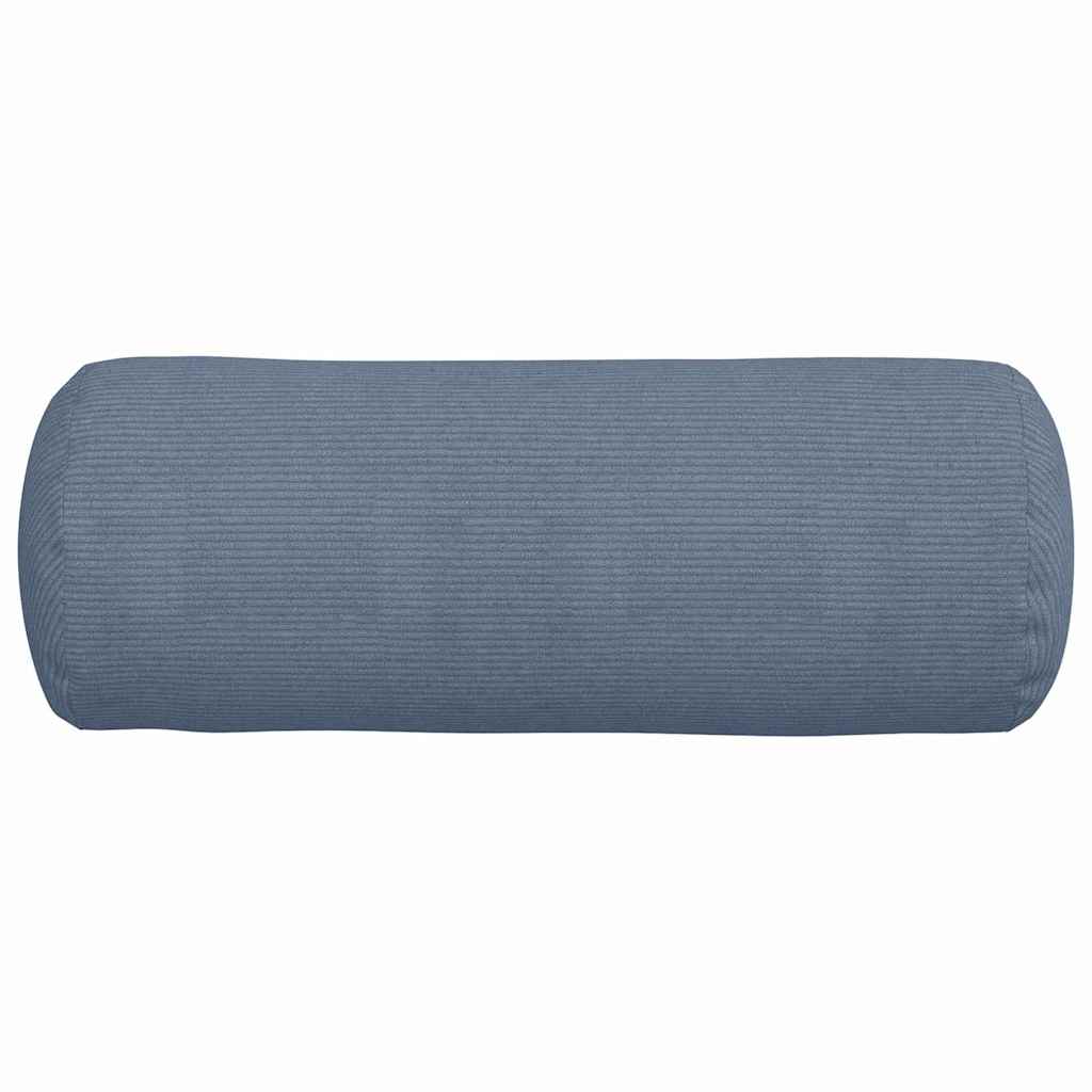 Bolster Kussens 2 pcs Blauw Ø 25 x 70 cm Katoen Stof