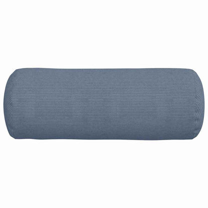 Bolster Kussens 2 pcs Blauw Ø 25 x 70 cm Katoen Stof