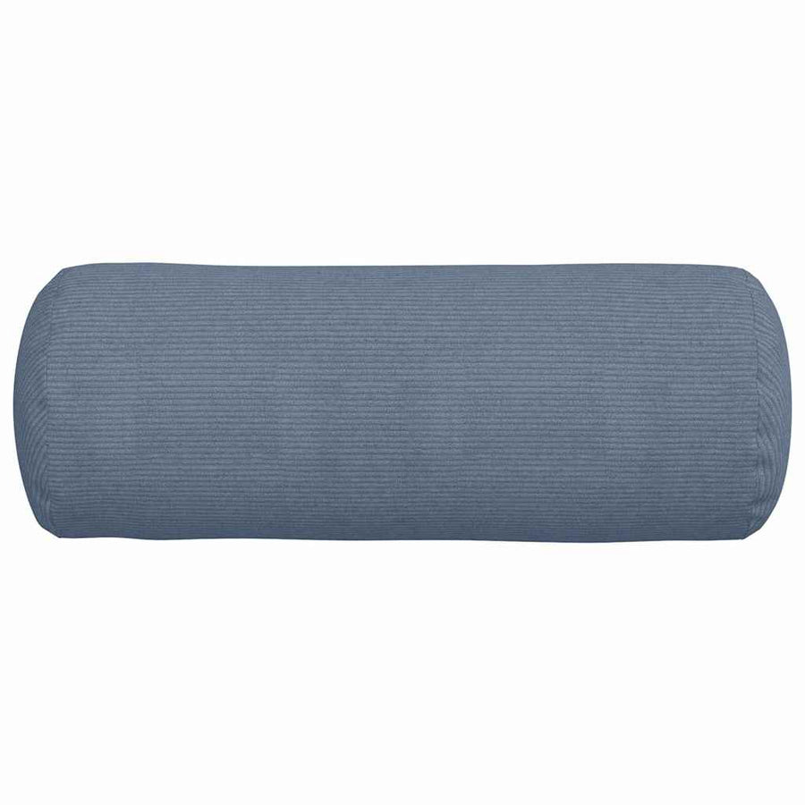Bolster Kussens 2 pcs Blauw Ø 25 x 70 cm Katoen Stof