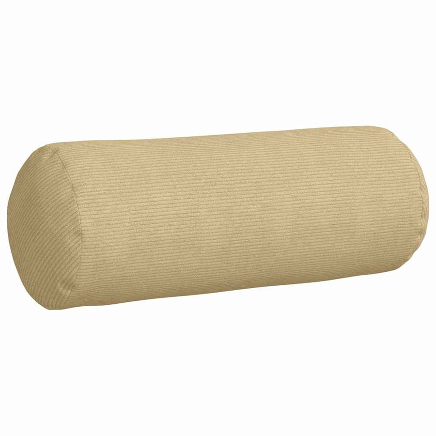 Bolster Kussens 2 pcs Grijs groen Ø 25 x 70 cm Katoen Stof