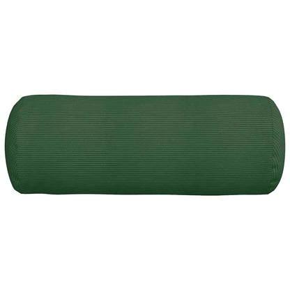 Bolster Kussens 2 pcs Donkergroen Ø 25 x 70 cm Katoen Stof