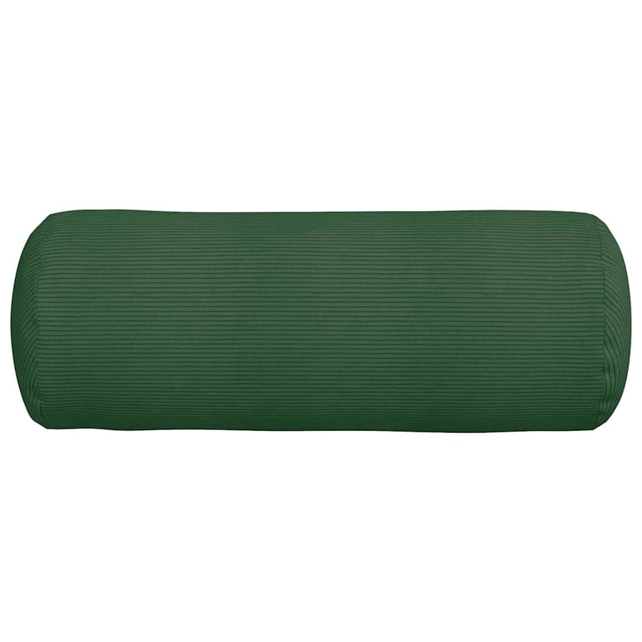 Bolster Kussens 2 pcs Donkergroen Ø 25 x 70 cm Katoen Stof
