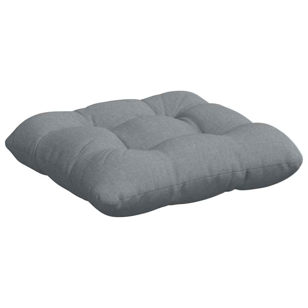 Zitkussens 4 pcs Lichtgrijs 40 x 40 x 12 cm Stof