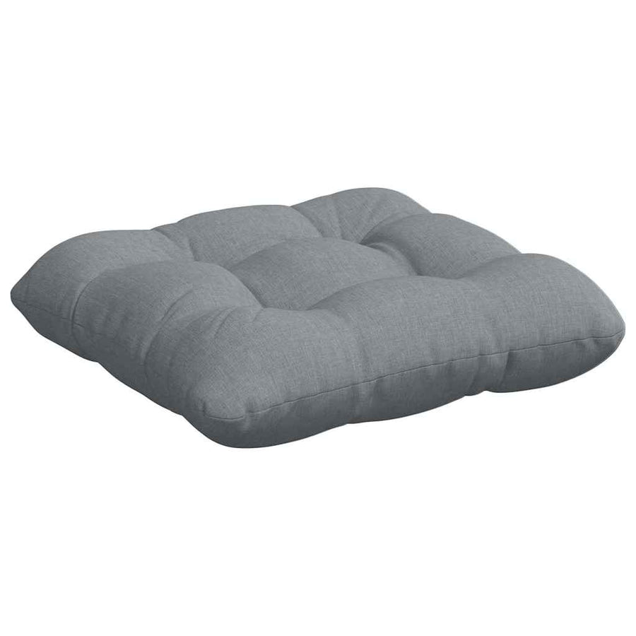 Zitkussens 4 pcs Lichtgrijs 40 x 40 x 12 cm Stof