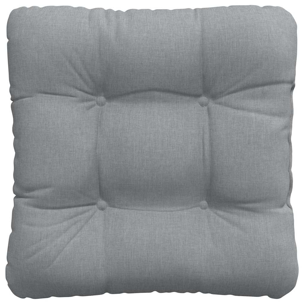 Zitkussens 4 pcs Lichtgrijs 40 x 40 x 12 cm Stof
