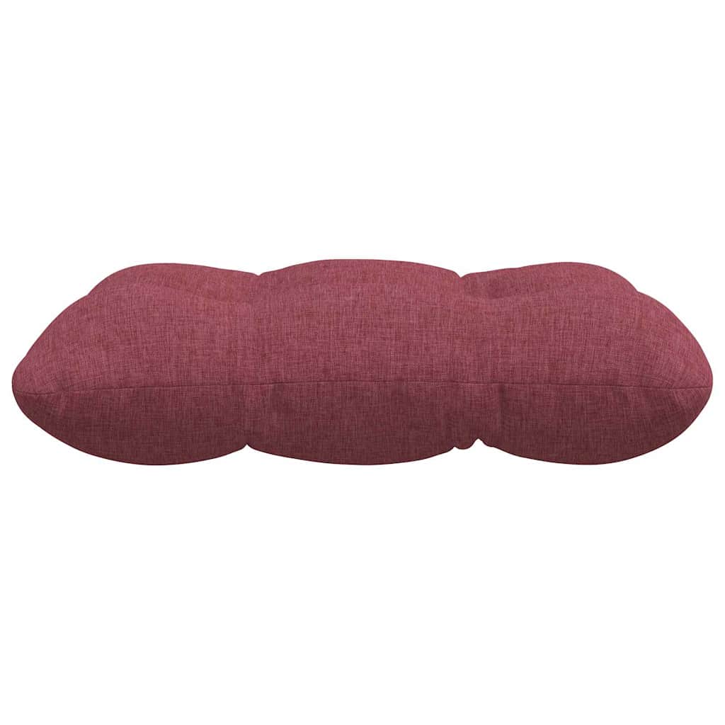 Zitkussens 4 pcs Wijnrood 40 x 40 x 12 cm Stof