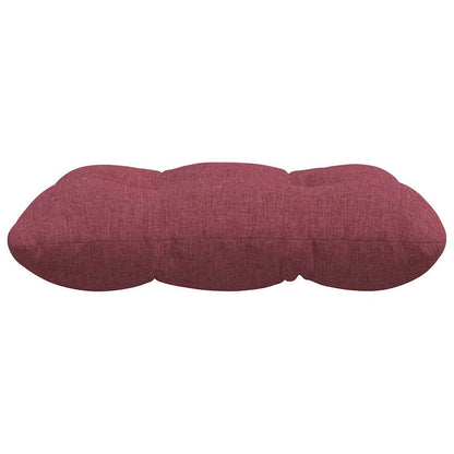 Zitkussens 4 pcs Wijnrood 40 x 40 x 12 cm Stof