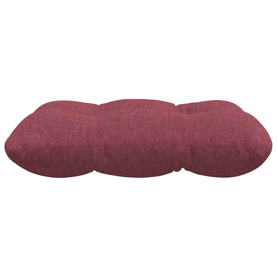 Zitkussens 4 pcs Wijnrood 40 x 40 x 12 cm Stof