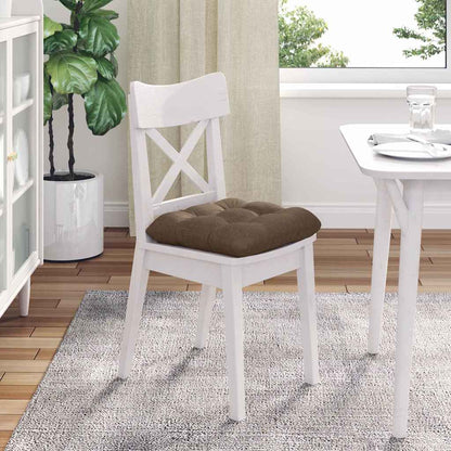 Zitkussens 4 pcs Bruin 40 x 40 x 12 cm Stof