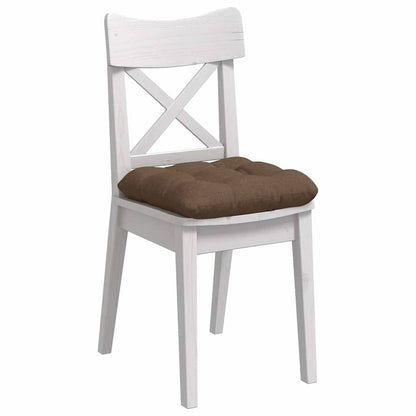 Zitkussens 4 pcs Bruin 40 x 40 x 12 cm Stof