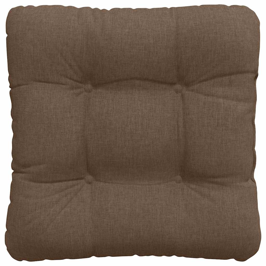 Zitkussens 4 pcs Bruin 40 x 40 x 12 cm Stof