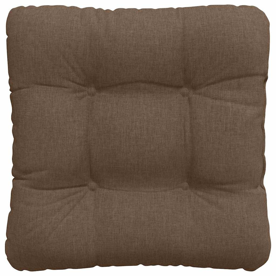 Zitkussens 4 pcs Bruin 40 x 40 x 12 cm Stof