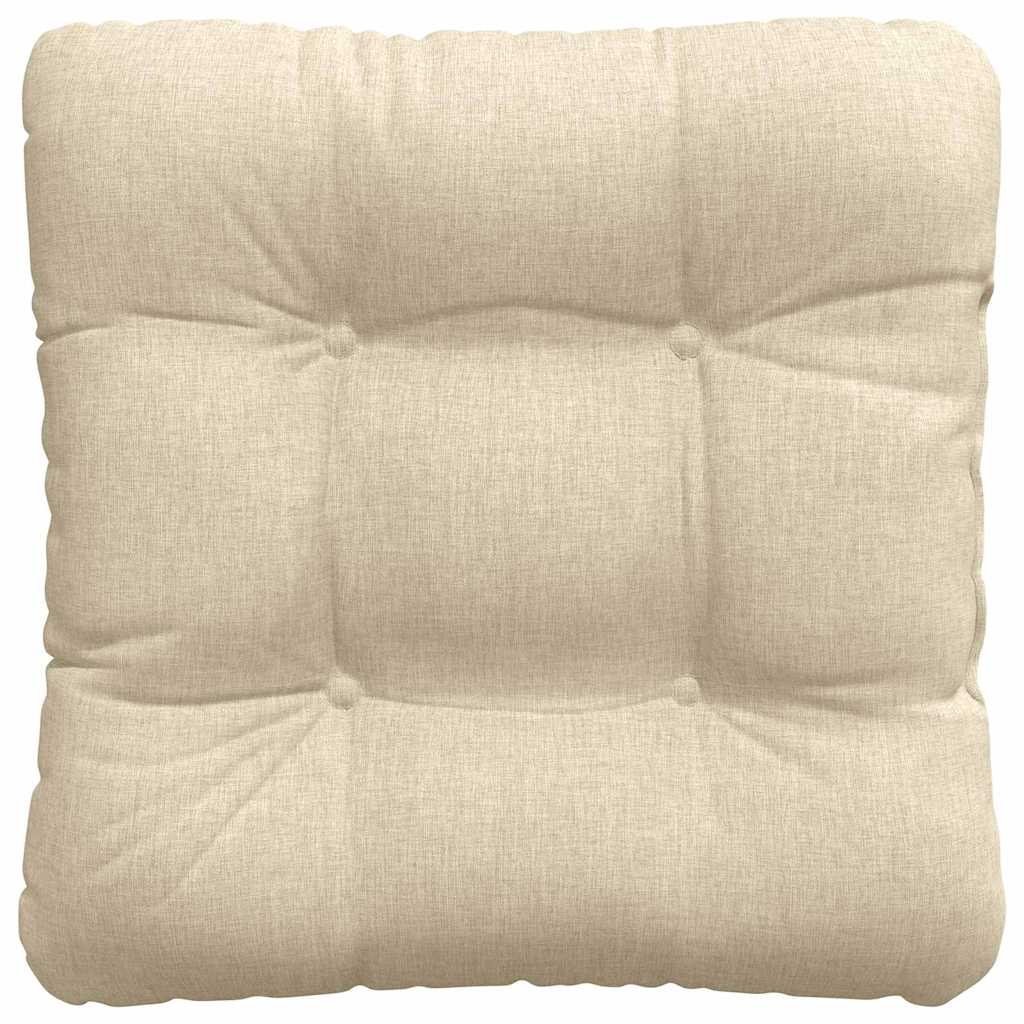 Zitkussens 4 pcs Crème 40 x 40 x 12 cm Stof