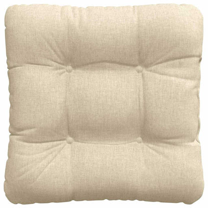 Zitkussens 4 pcs Crème 40 x 40 x 12 cm Stof