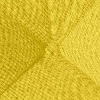 Zitkussens 4 pcs Lichtgeel 40 x 40 x 12 cm Stof