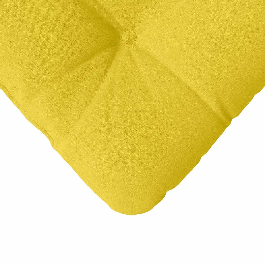 Zitkussens 4 pcs Lichtgeel 40 x 40 x 12 cm Stof