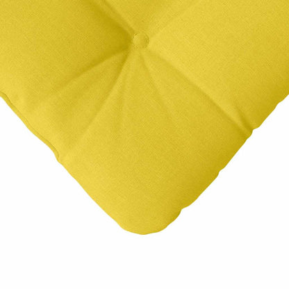 Zitkussens 4 pcs Lichtgeel 40 x 40 x 12 cm Stof