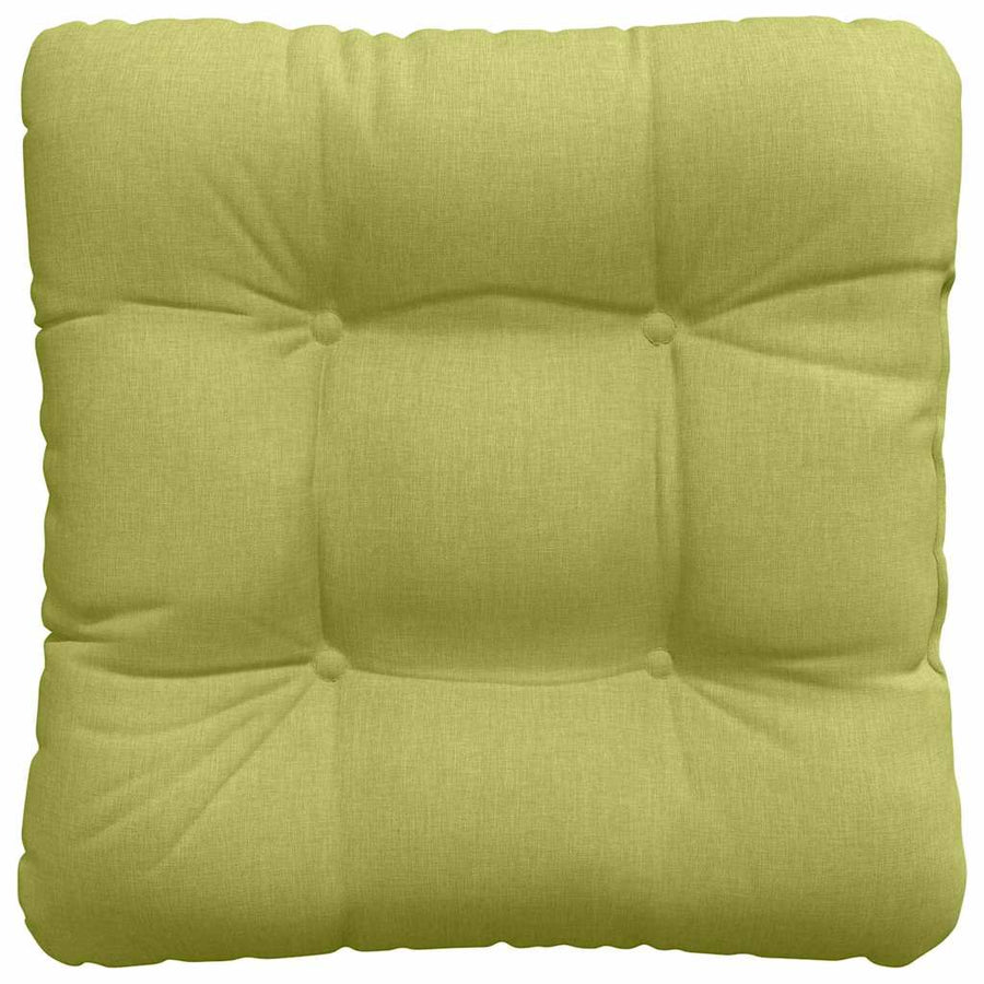 Zitkussens 4 pcs Lichtgroen 40 x 40 x 12 cm Stof