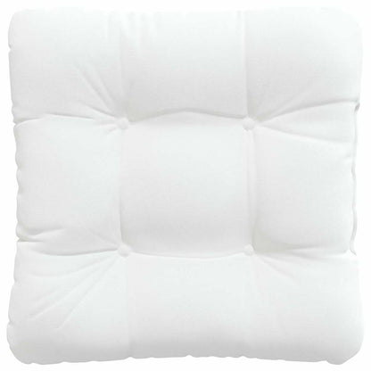 Zitkussens 4 pcs Wit 40 x 40 x 12 cm Stof