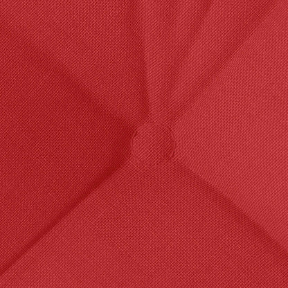 Zitkussens 4 pcs Rood 40 x 40 x 12 cm Stof