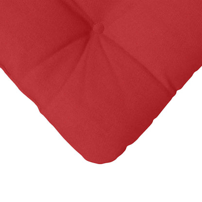 Zitkussens 4 pcs Rood 40 x 40 x 12 cm Stof