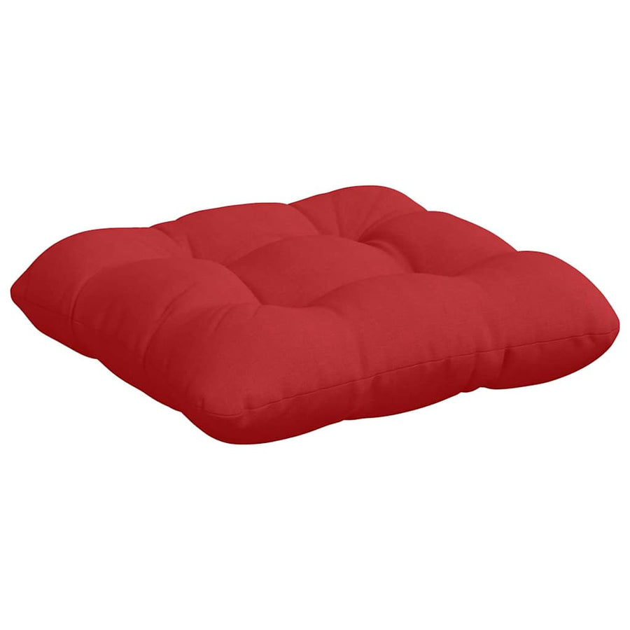 Zitkussens 4 pcs Rood 40 x 40 x 12 cm Stof