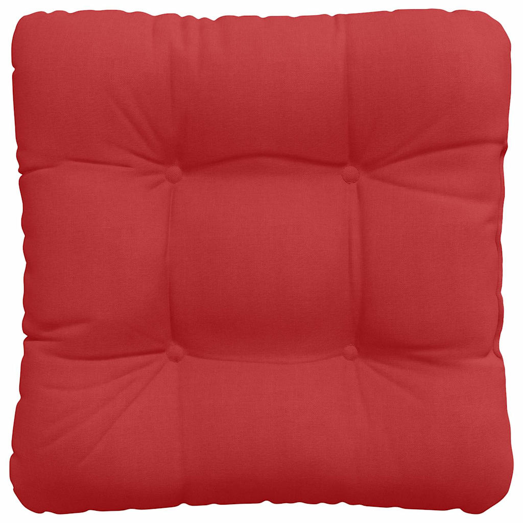 Zitkussens 4 pcs Rood 40 x 40 x 12 cm Stof