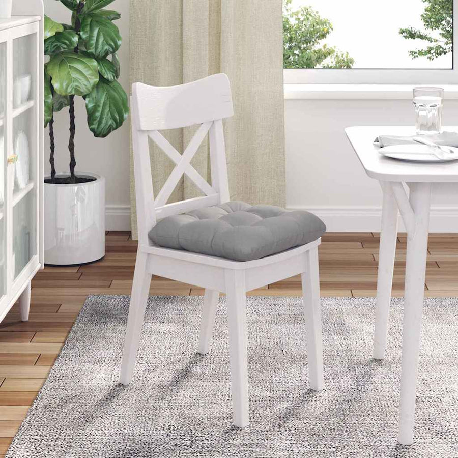 Zitkussens 4 pcs Wolkengrijs 40 x 40 x 12 cm Stof