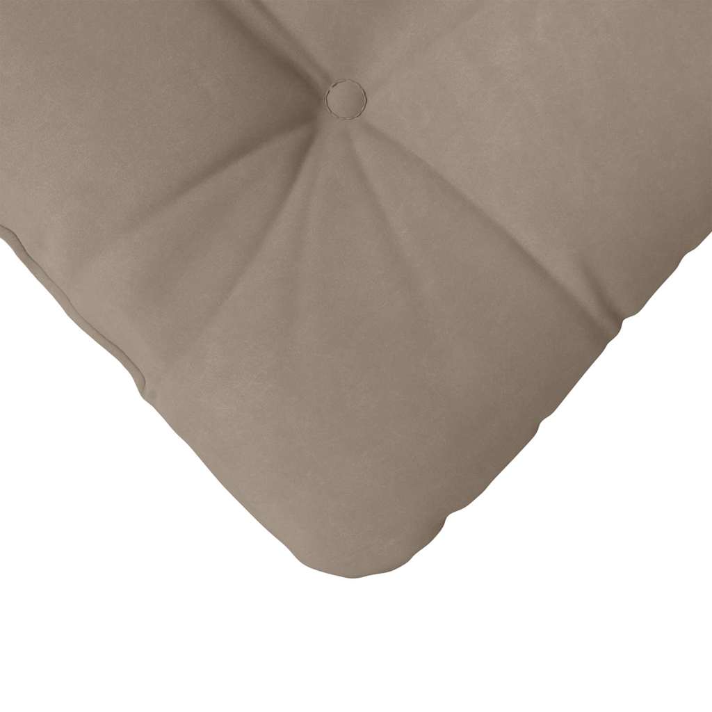 Zitkussens 4 pcs Taupe 40 x 40 cm Microvezel Stof