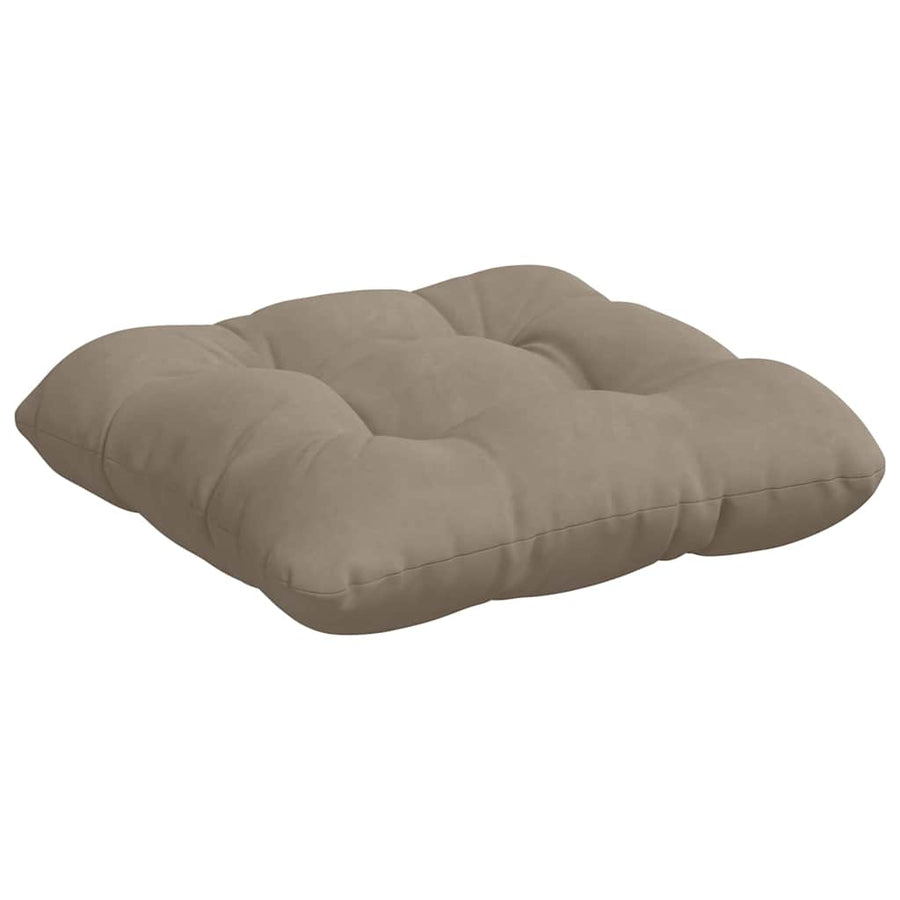 Zitkussens 4 pcs Taupe 40 x 40 cm Microvezel Stof