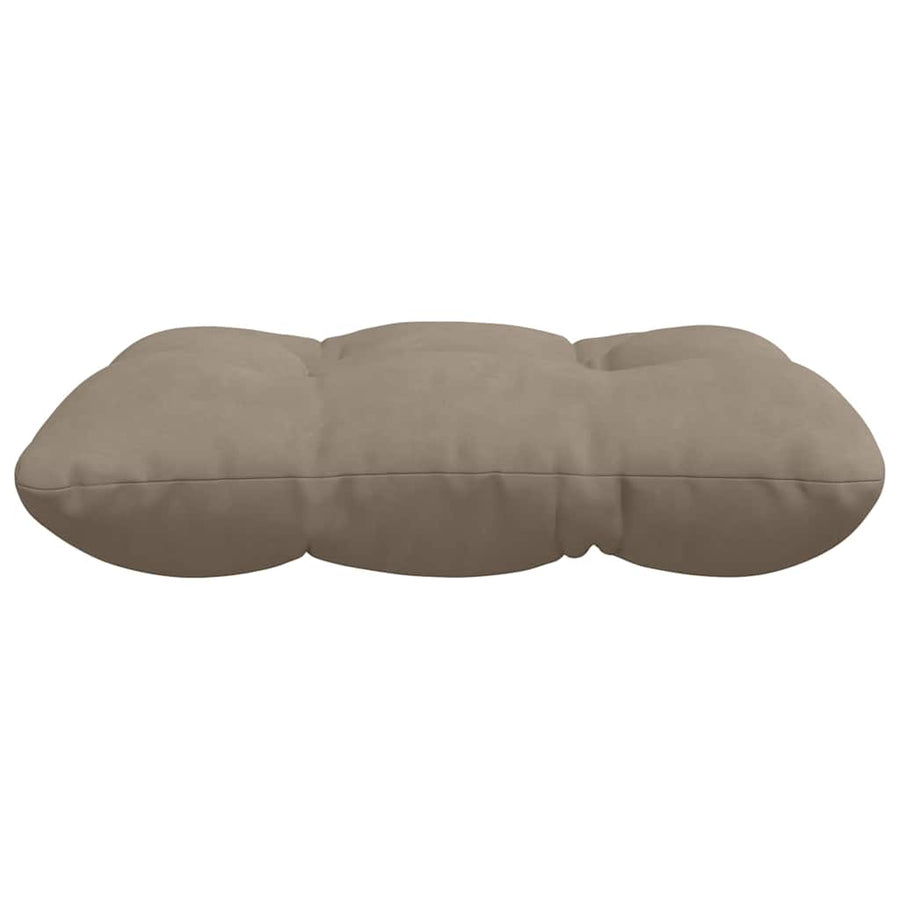 Zitkussens 4 pcs Taupe 40 x 40 cm Microvezel Stof