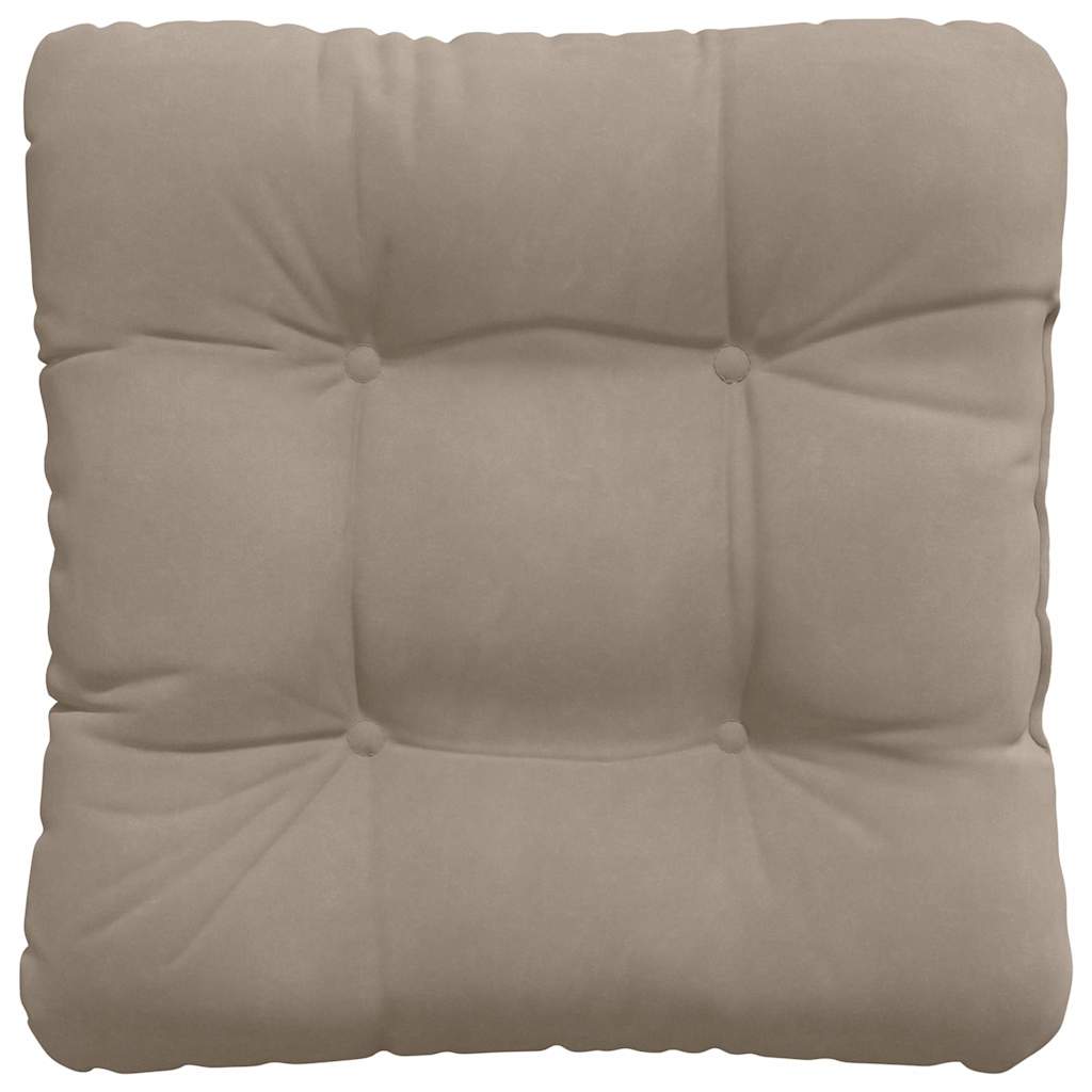 Zitkussens 4 pcs Taupe 40 x 40 cm Microvezel Stof