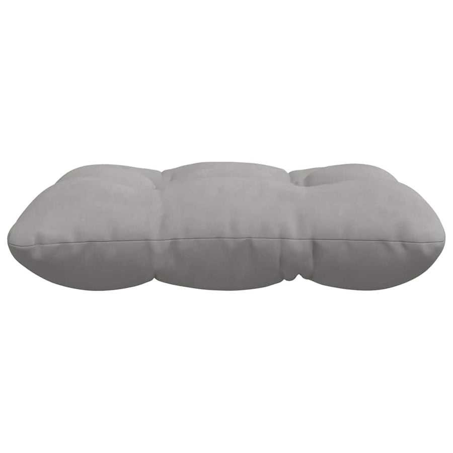 Zitkussens 4 pcs Lichtgrijs 40 x 40 cm Microvezel Stof