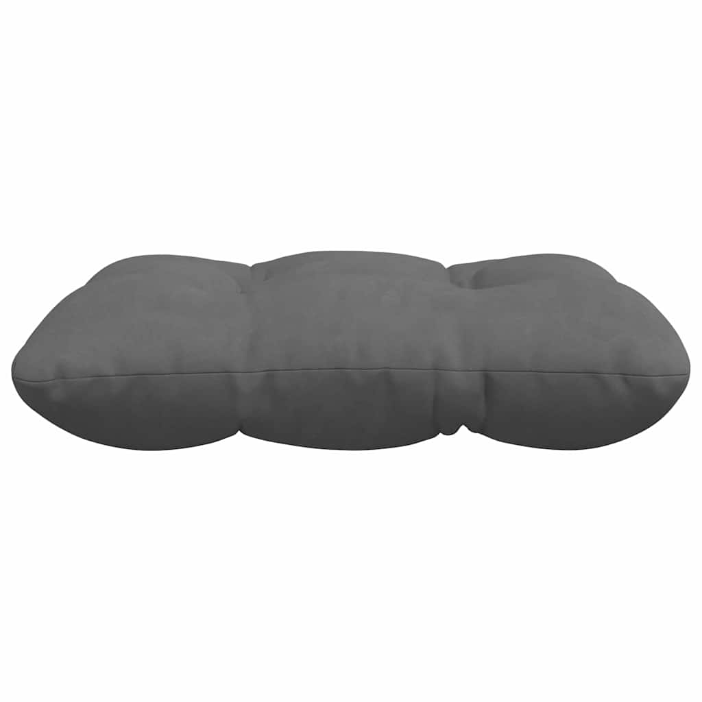 Zitkussens 4 pcs Donkergrijs 40 x 40 cm Microvezel Stof