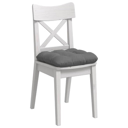 Zitkussens 4 pcs Donkergrijs 40 x 40 cm Microvezel Stof